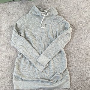 Maternity funnel neck pullover